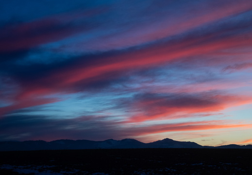 Západ slnka v oblakoch